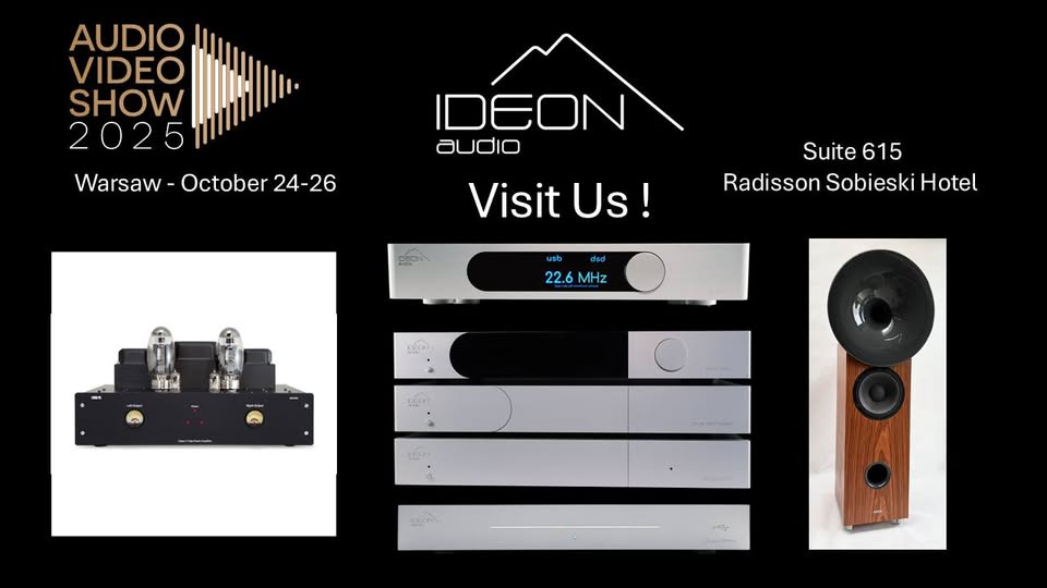 Ideon Audio auf der Audio Video Show Warschau 2025